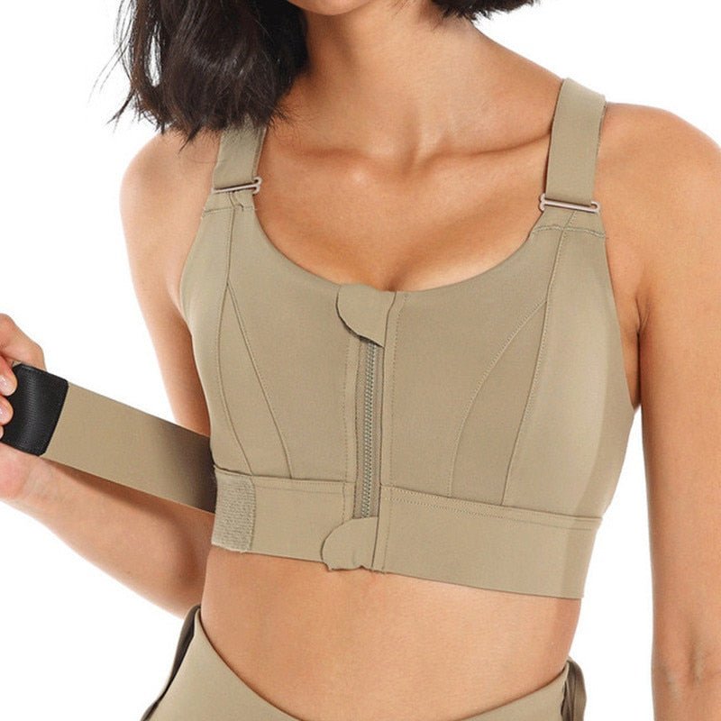 Fitness Athletic Adjustable Sports Bra - OptimalBack