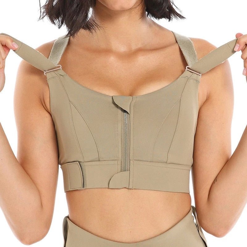 Fitness Athletic Adjustable Sports Bra - OptimalBack