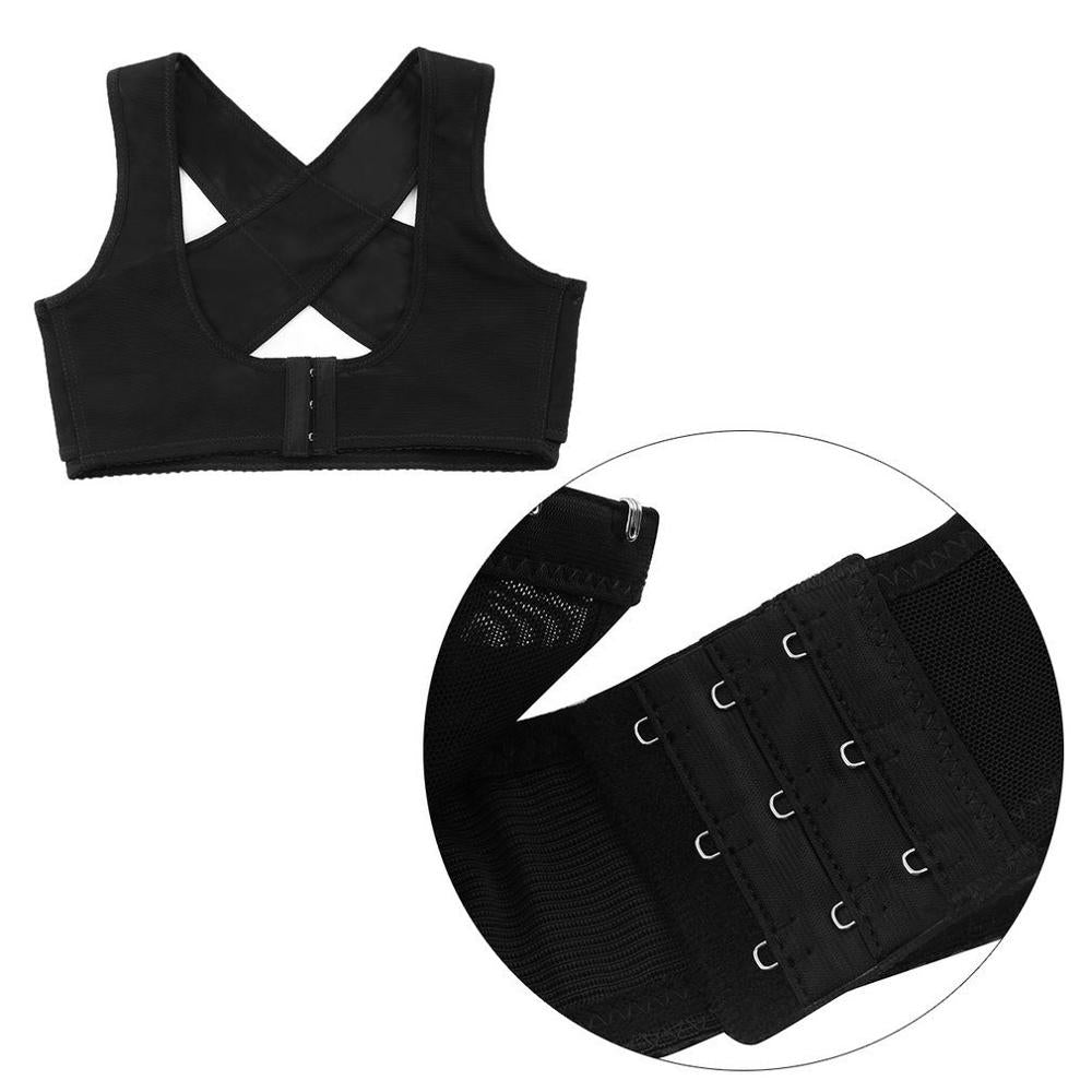 Women Chest Brace Support Vest Back Adjustable Breathable Corrector  Underwear S-XXL Sports Bra
